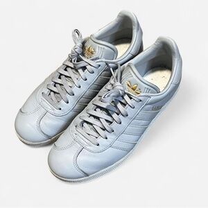 Adidas Gazelle W Grey/Gold Metallic BY9355 Women's Size 8‎